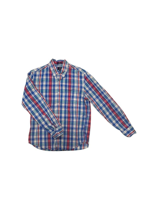 J. Crew Other - J.Crew Slim Untucked Flex Washed Plaid Shirt Men’s Medium Button Down Casual